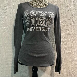 Vintage PINK University Long Sleeve Top (2008)